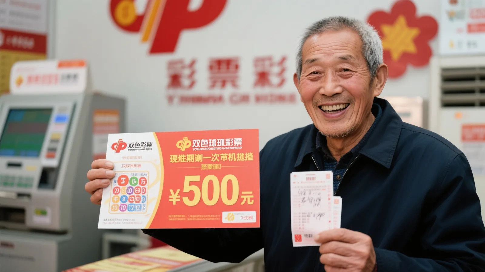 老彩民机选喜获双色球37万 购彩心态轻松重在娱乐