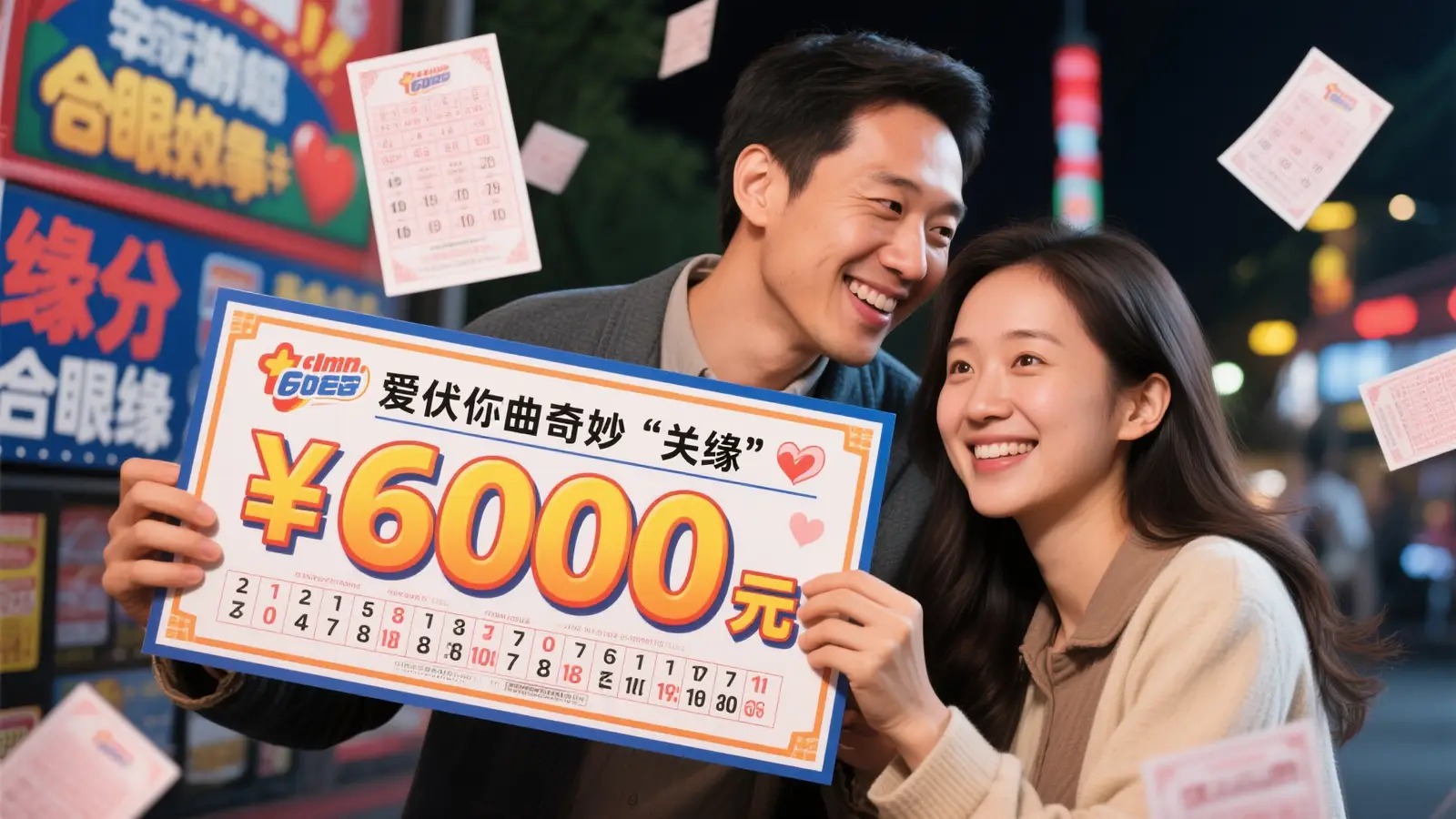 彩票如恋爱，凭感觉一眼相中600万大奖